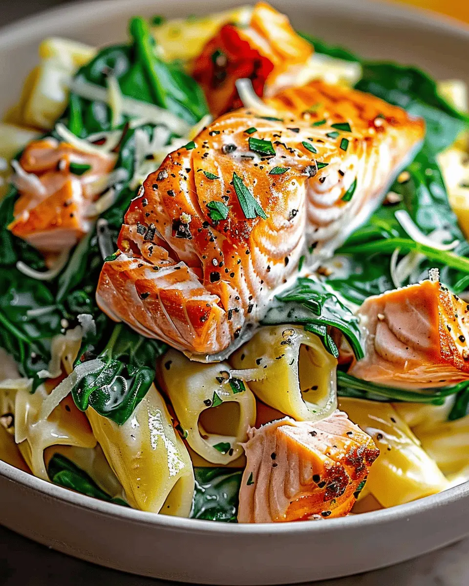 Salmon Spinach Pasta Dish: A Delicious and Nutritious Recipe to Try Today