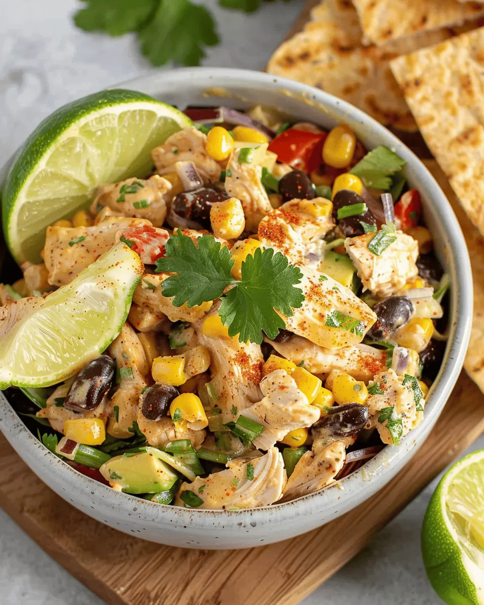 Southwest Chicken Salad: Easy Recipe with Turkey Bacon Twist