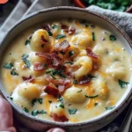 Bacon Cheddar Gnocchi Soup – A Rich and Creamy Comfort Meal