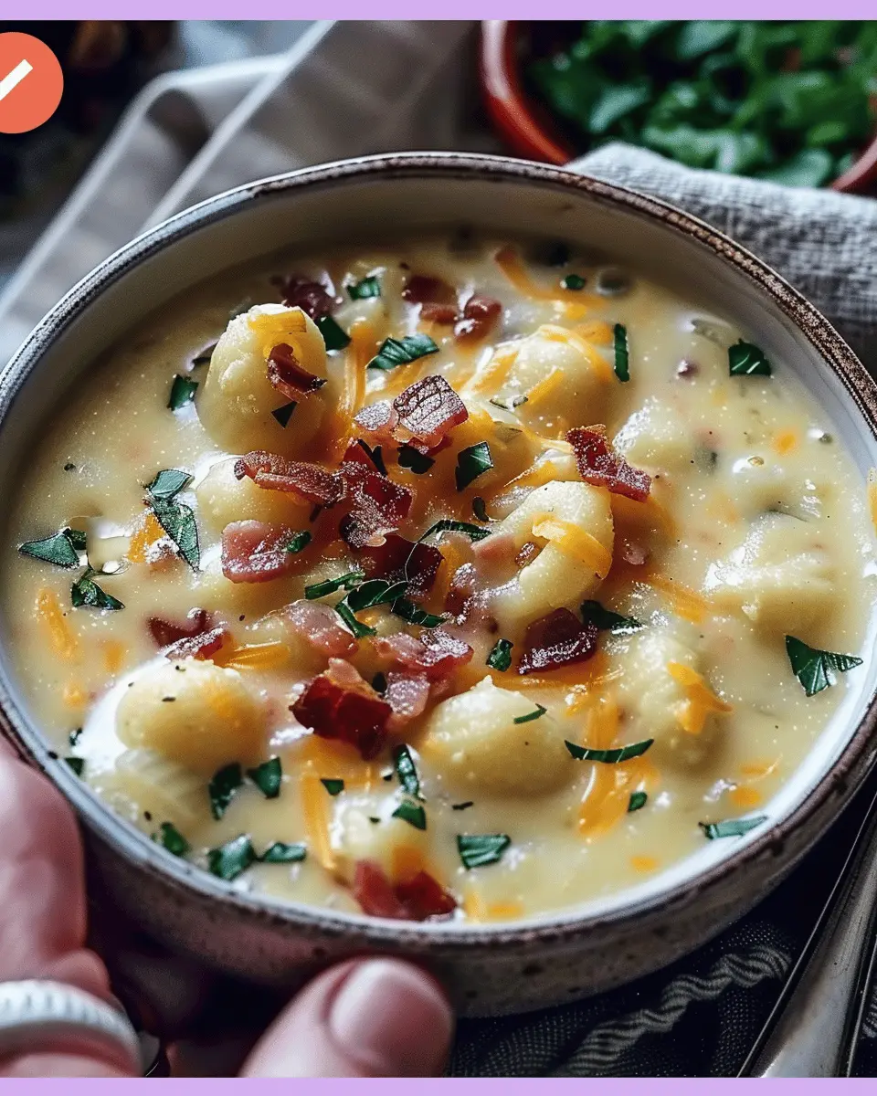 Bacon Cheddar Gnocchi Soup: Indulgent Comfort for Any Day