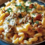 The Best Crockpot Garlic Parmesan Chicken Pasta Recipe