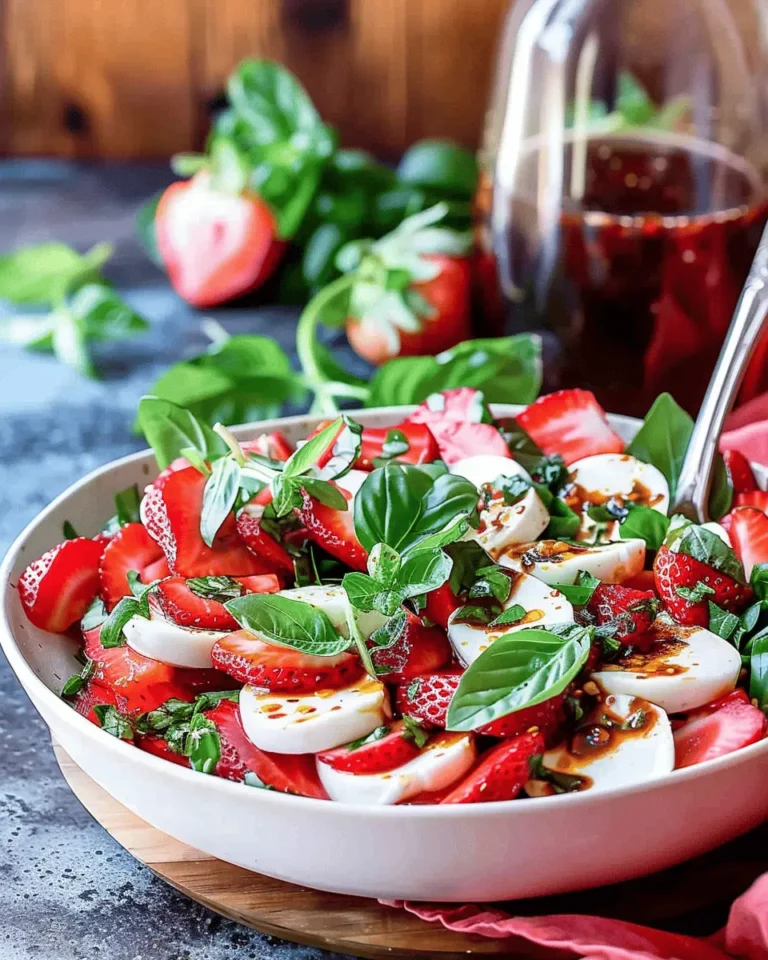 Strawberry Caprese Salad