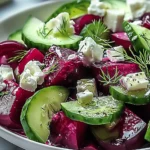 Beet Salad with Feta, Cucumbers, and Dill