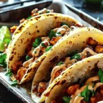 Garlic Butter Honey BBQ Chicken Tacos: Sweet, Savory & Irresistible!