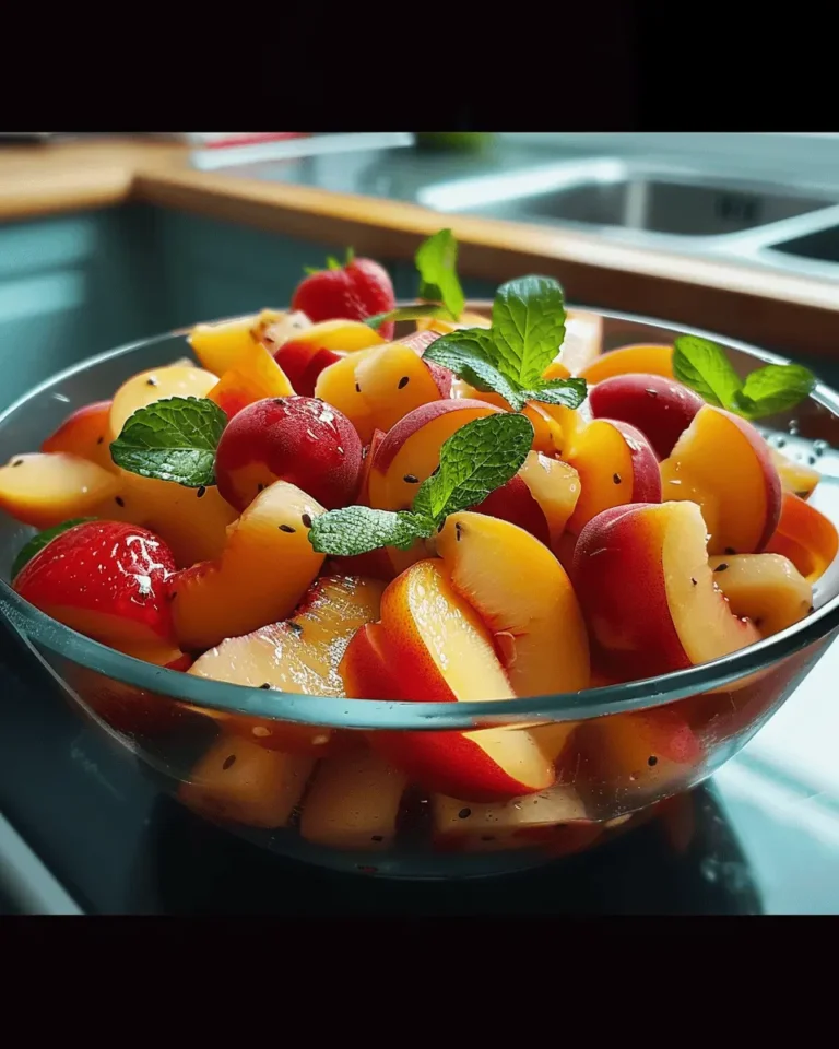 Summer Peach Fruit Salad: Refreshing Recipe for Hot Days