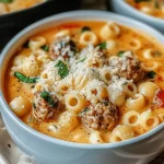 Parmesan Italian Sausage Ditalini Soup: A Creamy Comfort Classic