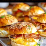 Crack Breakfast Sliders (Bacon Egg & Cheese)