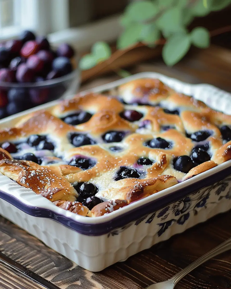Blueberry Buttermilk Pancake Casserole: Easy Weekend Delight