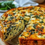 5-Star Cottage Cheese and Spinach Crustless Quiche – Light, Fluffy & Healthy!