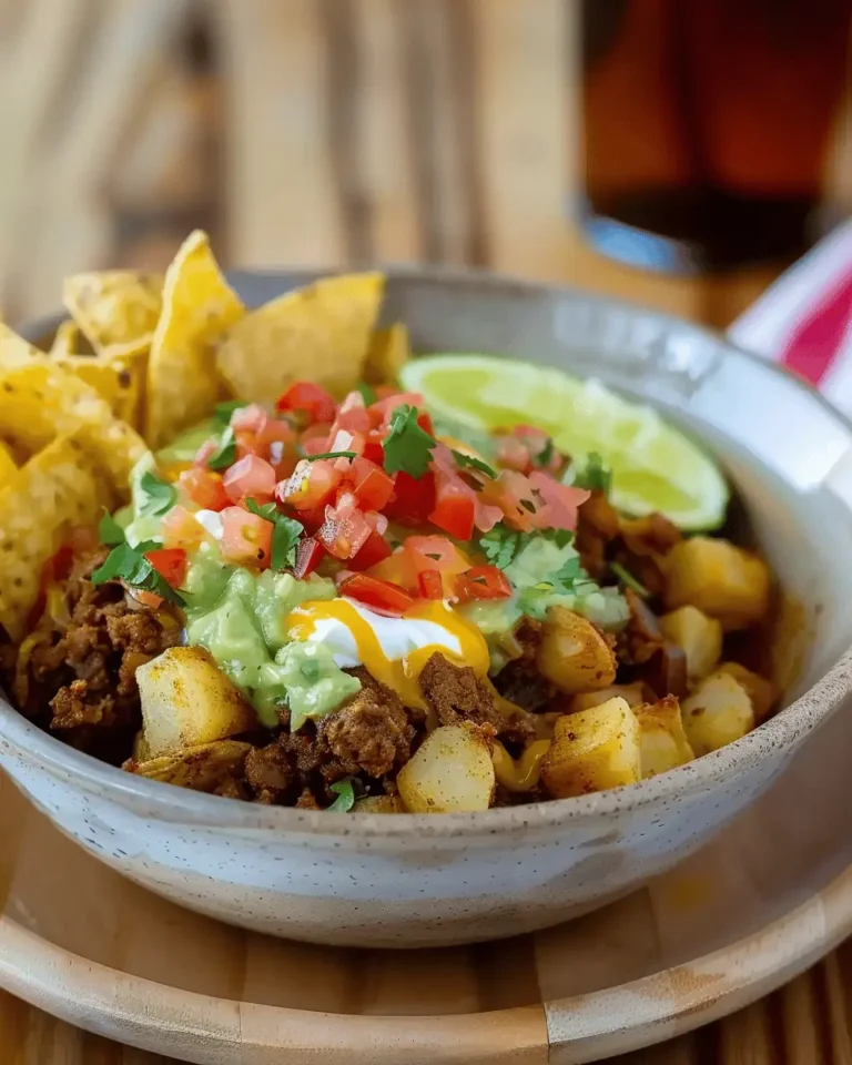 Loaded Potato Taco Bowl