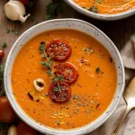 Creamy Roasted Garlic Tomato Soup