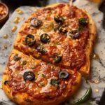Hot Honey Garlic Bread Pizza