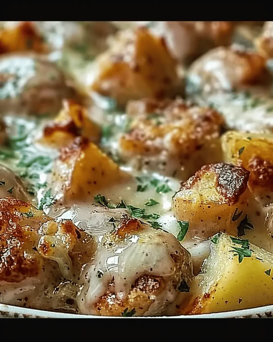 Garlic Parmesan Crockpot Chicken and Potatoes: The Best Comfort Dish