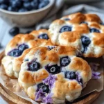 Fluffy Cottage Cheese Blueberry Cloud Bread