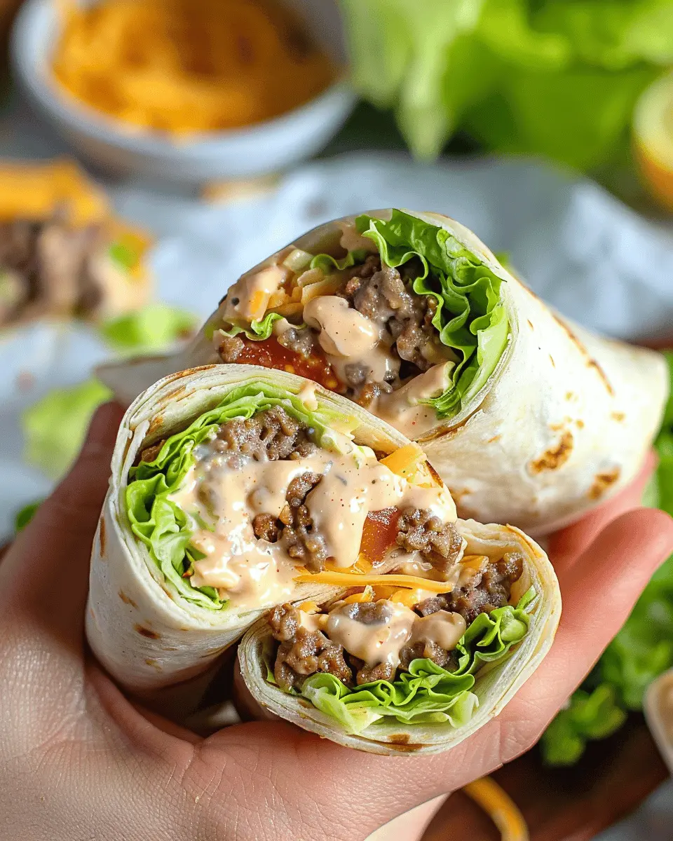 Big Mac Wraps: Indulgent Turkey Bacon and Chicken Ham Recipe