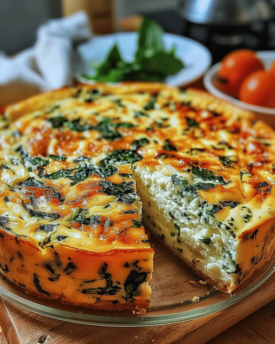 Cottage Cheese and Spinach Quiche: A Light, Fluffy Delight