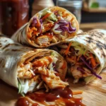 BBQ Chicken Coleslaw Wraps: A Flavorful Delight Awaits!