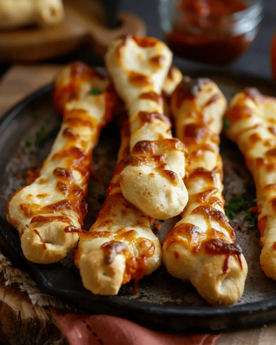 Cheesy Halloween Breadstick Bones: Easy and Spooky Treats to Delight