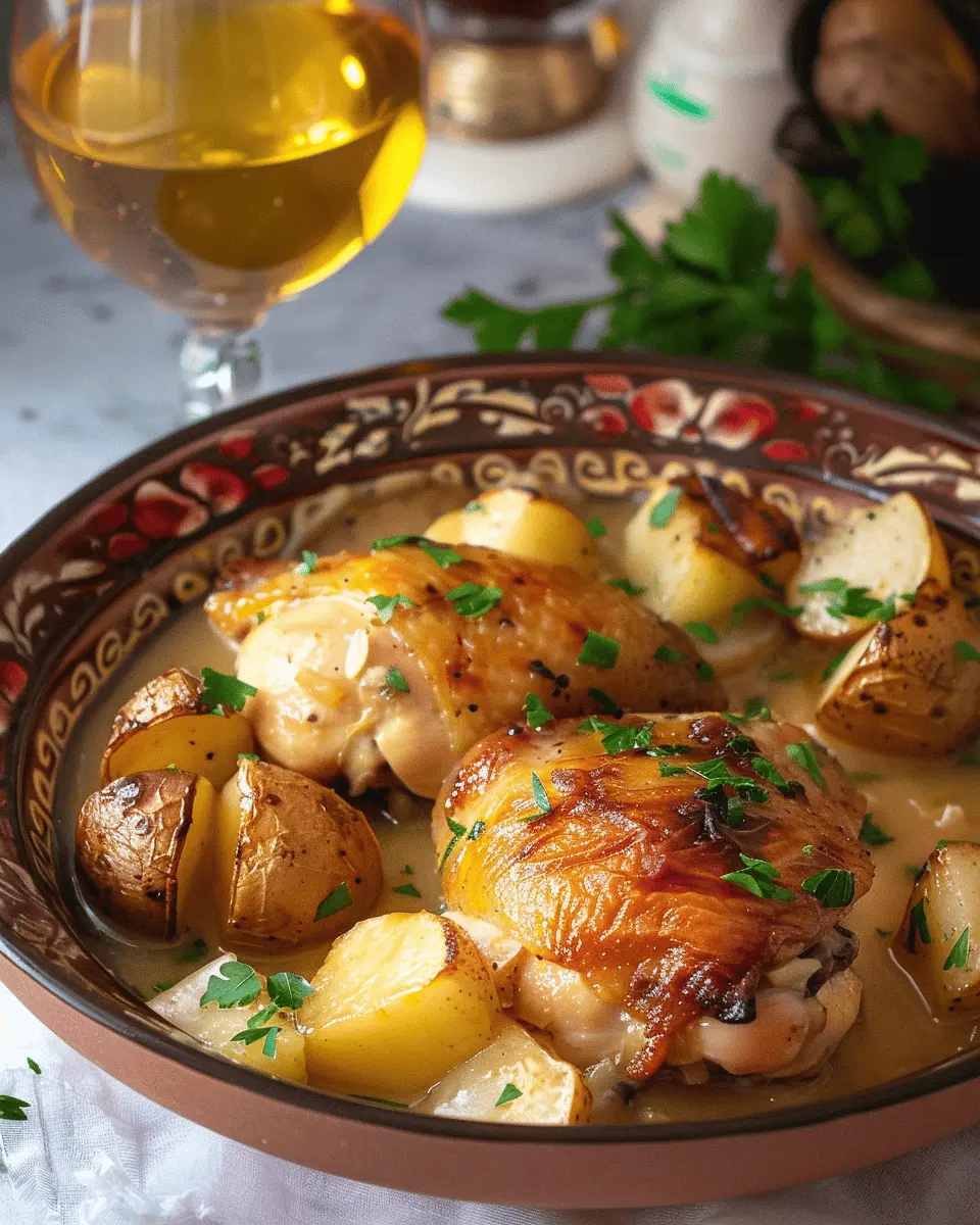 Chicken Normandy – French apple cider chicken
