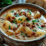Creamy Chorizo Potato Soup Recipe