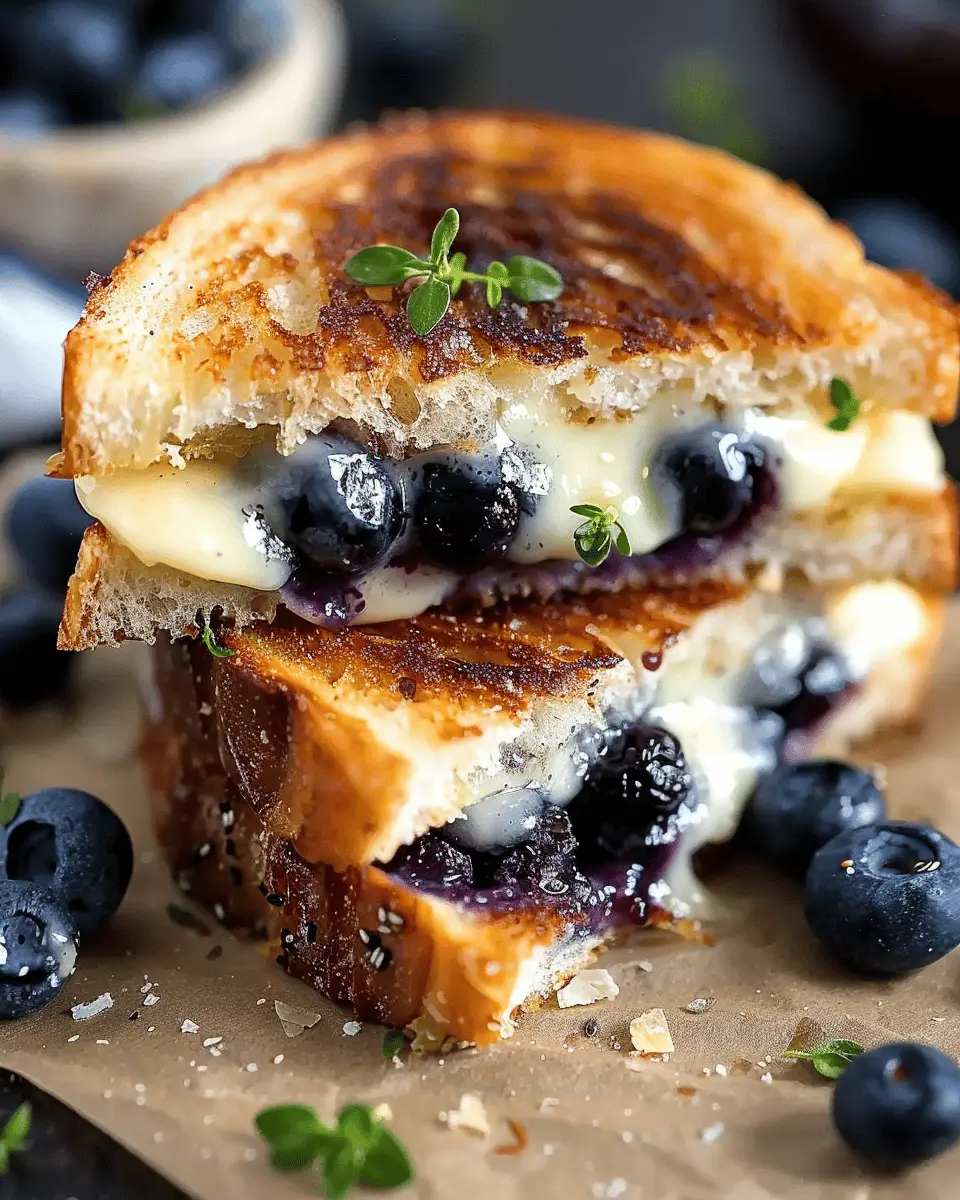 Crispy Blueberry Grilled Cheese: The Best Indulgent Twist