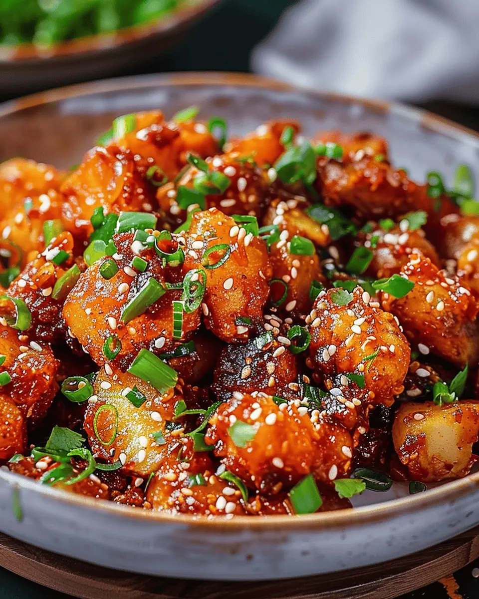 Crispy Korean Potato Dish