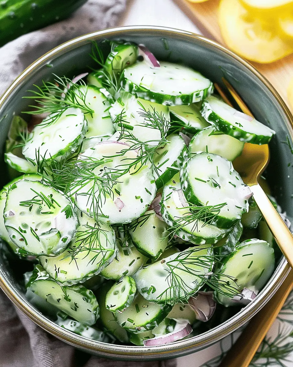 Cucumber Dill Salad