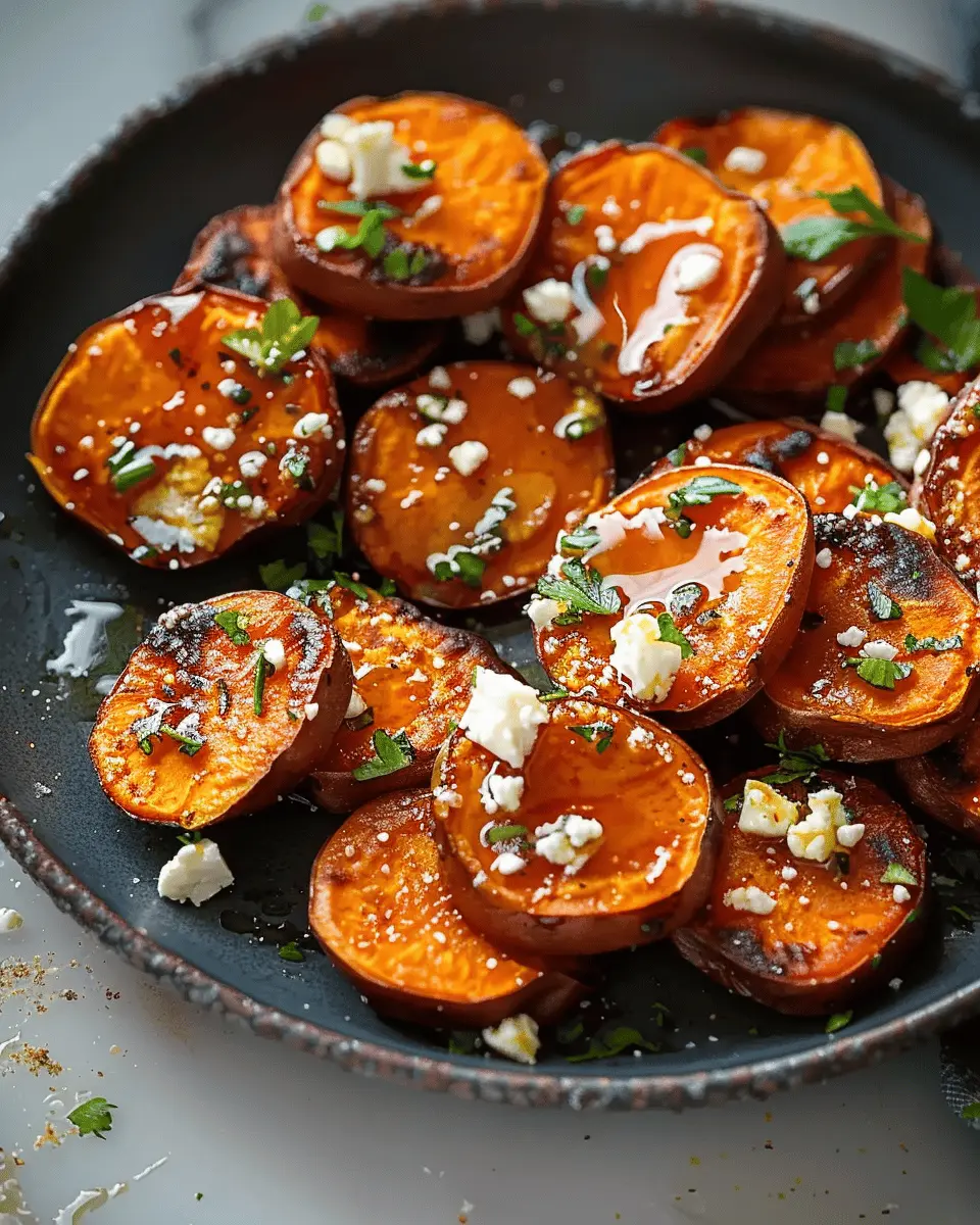 Delicious Honey Feta Sweet Potato Rounds Recipe for Any Meal