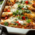 Easy Ground Beef Enchiladas