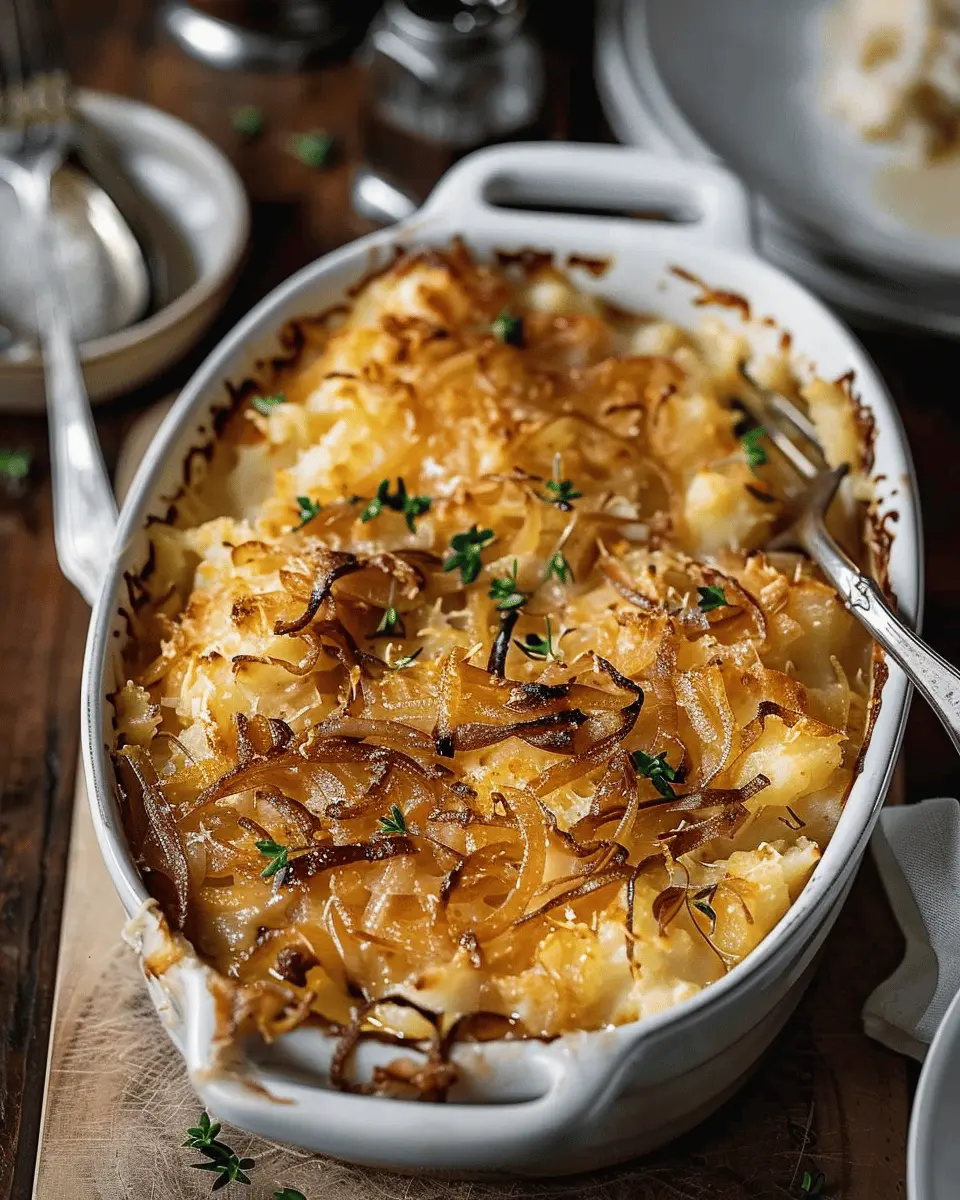 French Onion Funeral Potatoes