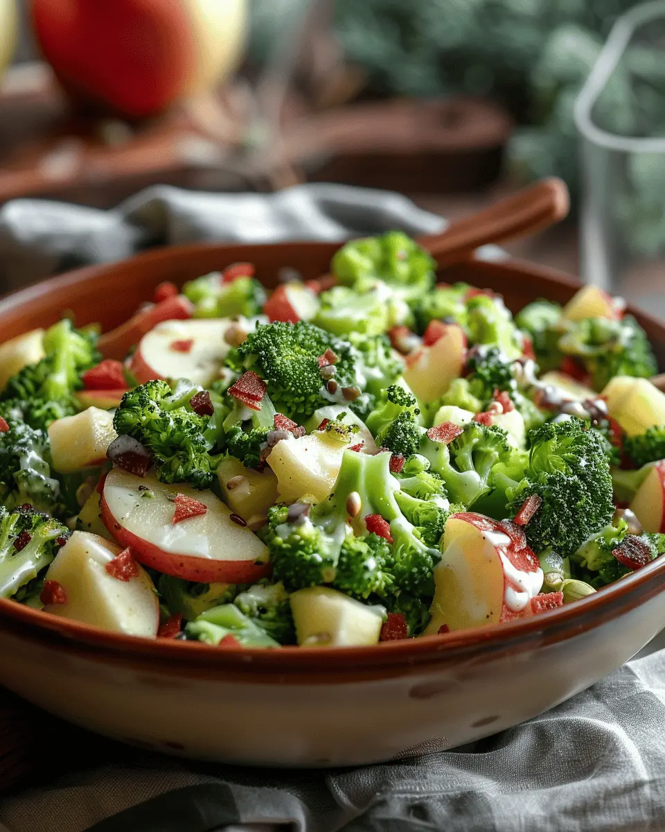 Honeycrisp Apple Broccoli Salad