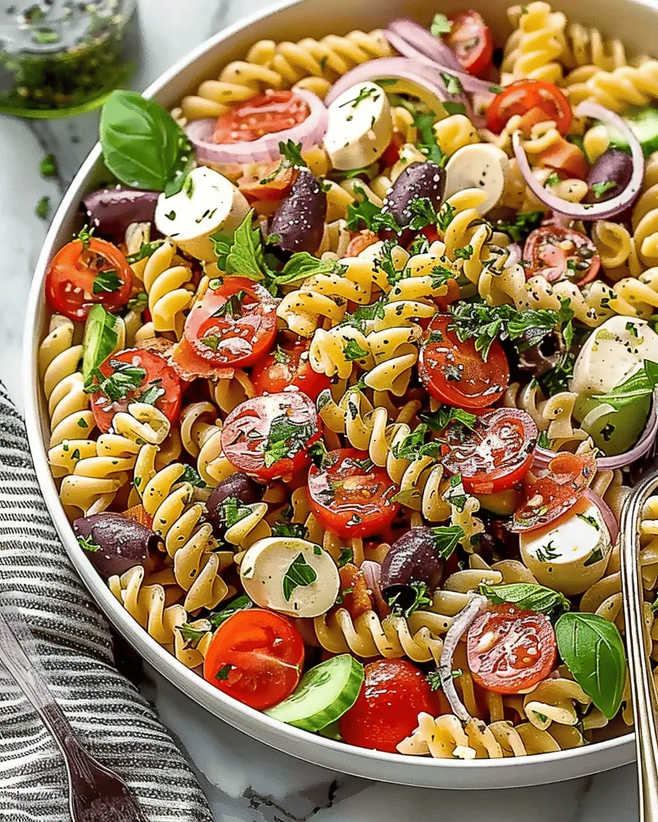 Quick Italian Pasta Salad (with 1 Secret Ingredient)