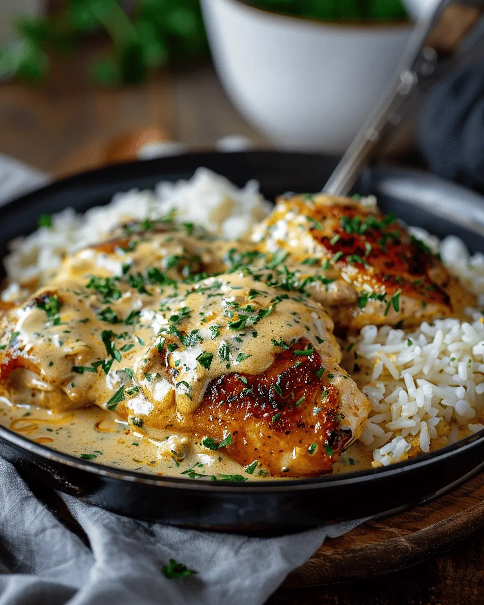 Sizzle Up Creamy Smothered Chicken and Rice: A Deliciously Easy Guide