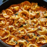 One-Pot Spicy Garlic Butter Chicken Tortellini