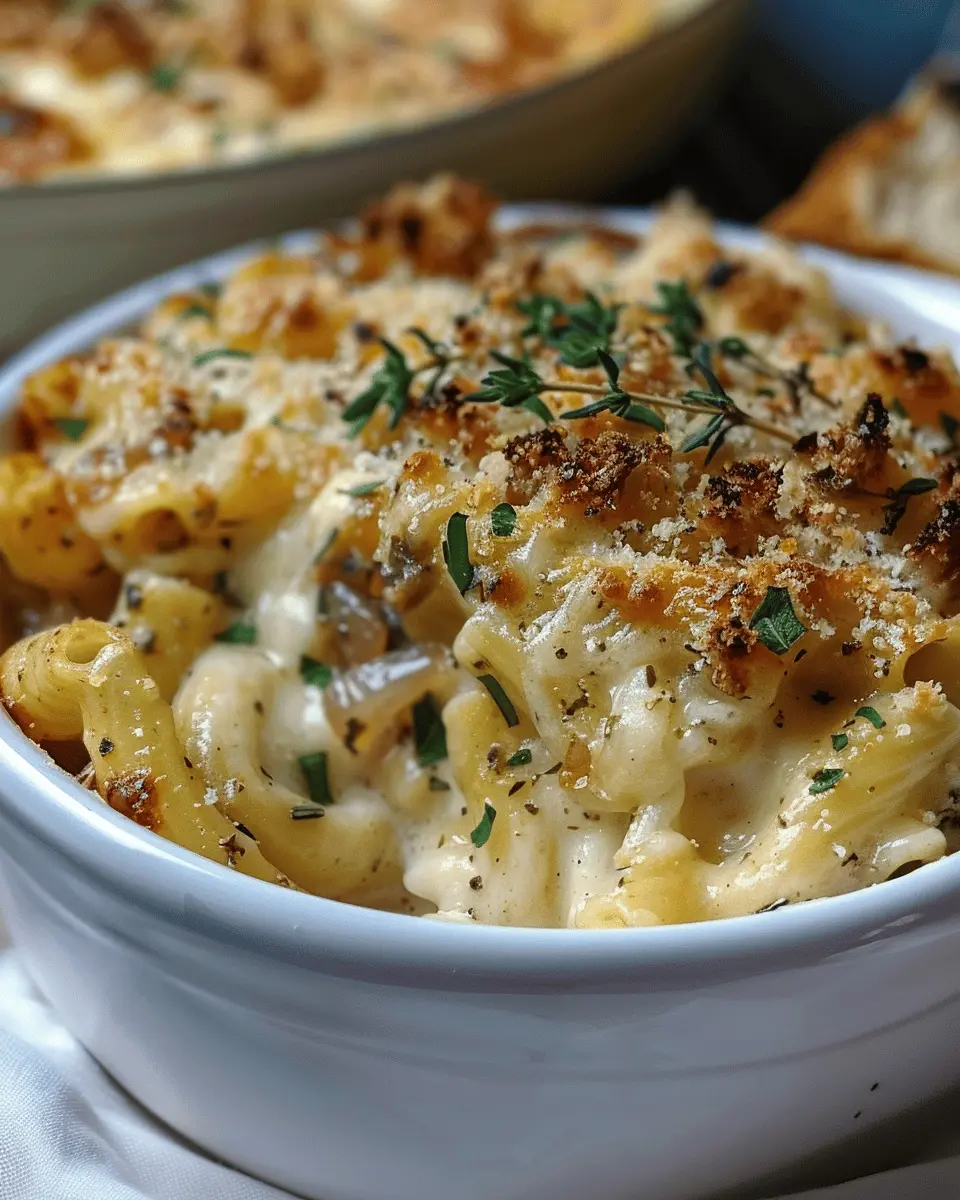 French Onion Soup Pasta Recipe