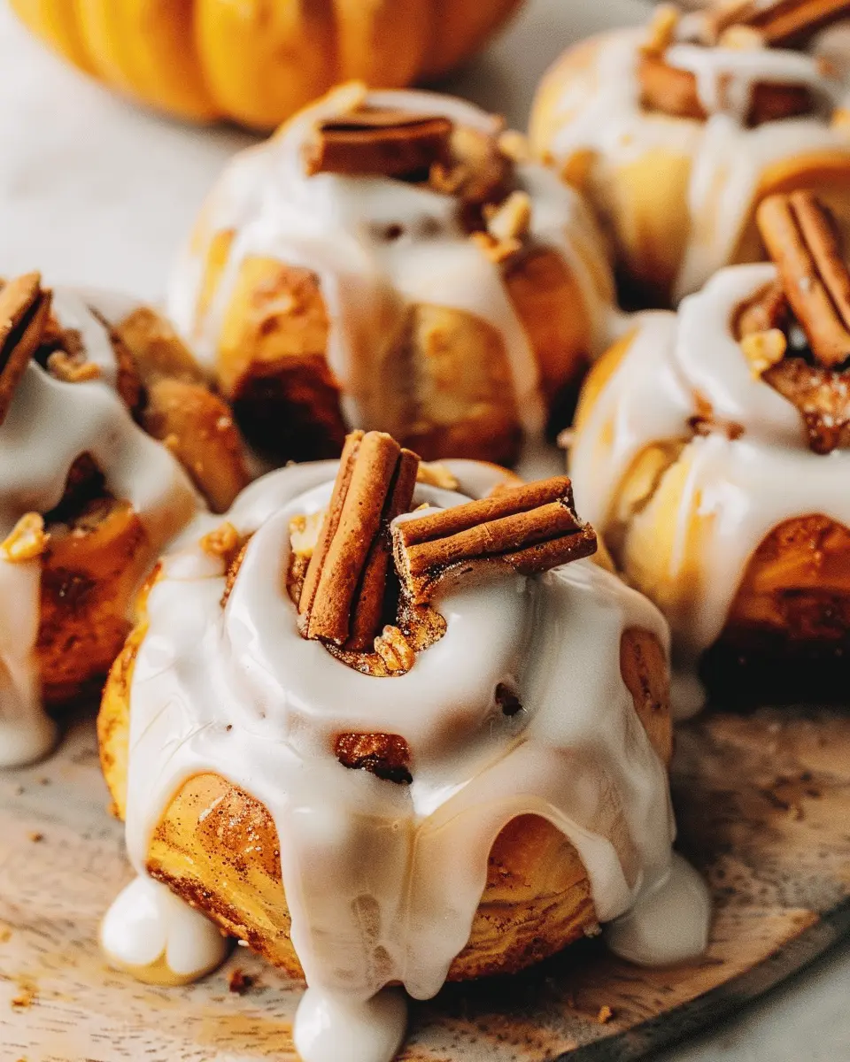 Charming Pumpkin Shaped Cinnamon Rolls: Easy Cream Cheese Delight