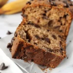 Healthier Chocolate Chip Banana Bread (Gluten Free, Dairy Free)