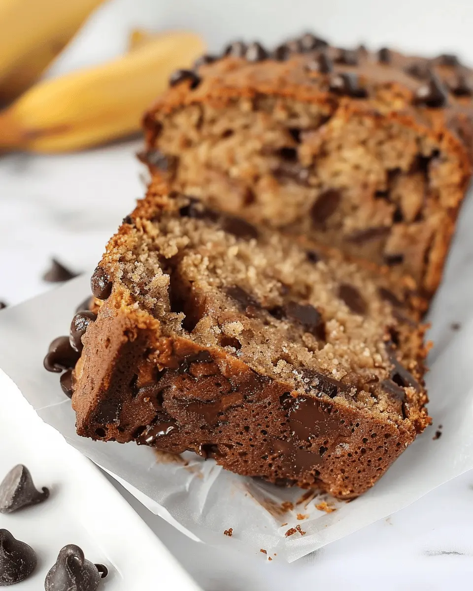 Healthier Chocolate Chip Banana Bread: A Guilt-Free Delight