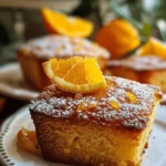 orange ginger honey cakes