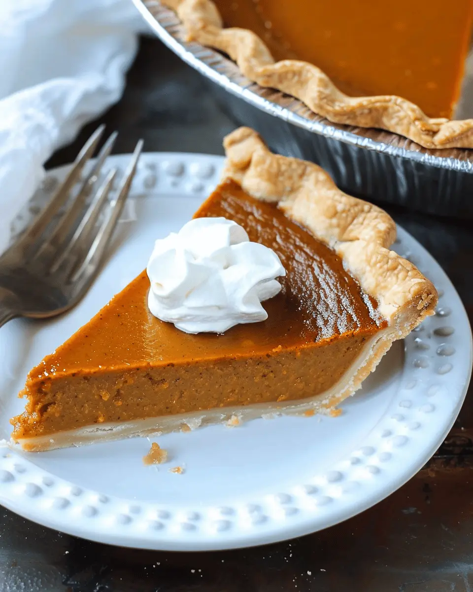 Easy Pumpkin Pie: Your New Favorite Indulgent Fall Treat