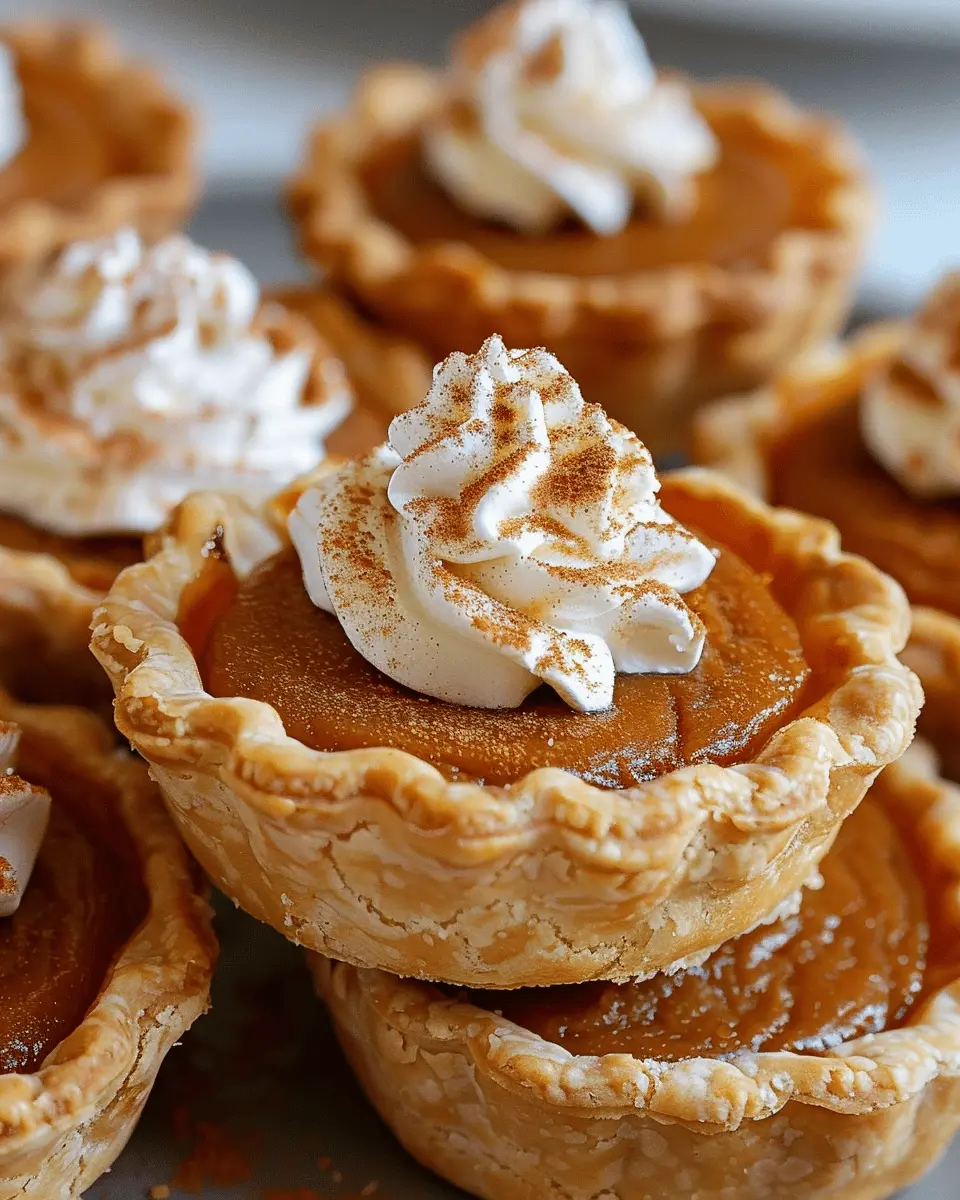 Mini Pumpkin Pies: The Best Easy Recipe for Fall Treats