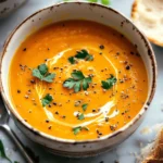 Spicy Butternut Squash and Sweet Potato Soup