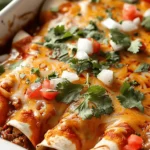 Easy Ground Beef Enchiladas