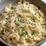 Creamy Garlic Parmesan Orzo