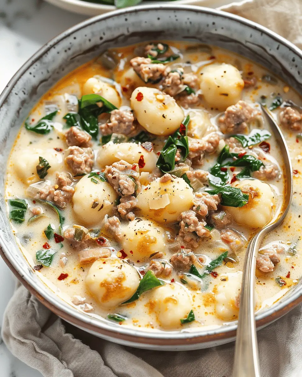 Gnocchi Zuppa Toscana: Hearty Comfort with Turkey Bacon and Chicken Ham