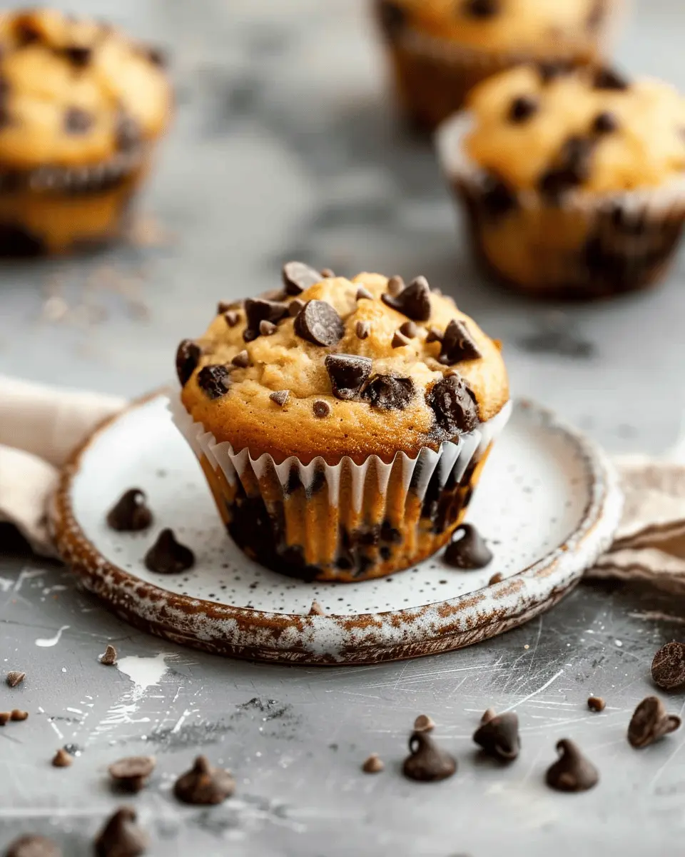 Easy and Moist Banana Chocolate Chip Muffins for a Perfect Treat