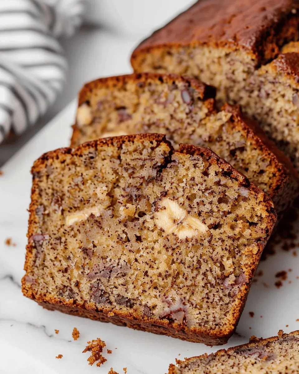 One Bowl Banana Bread