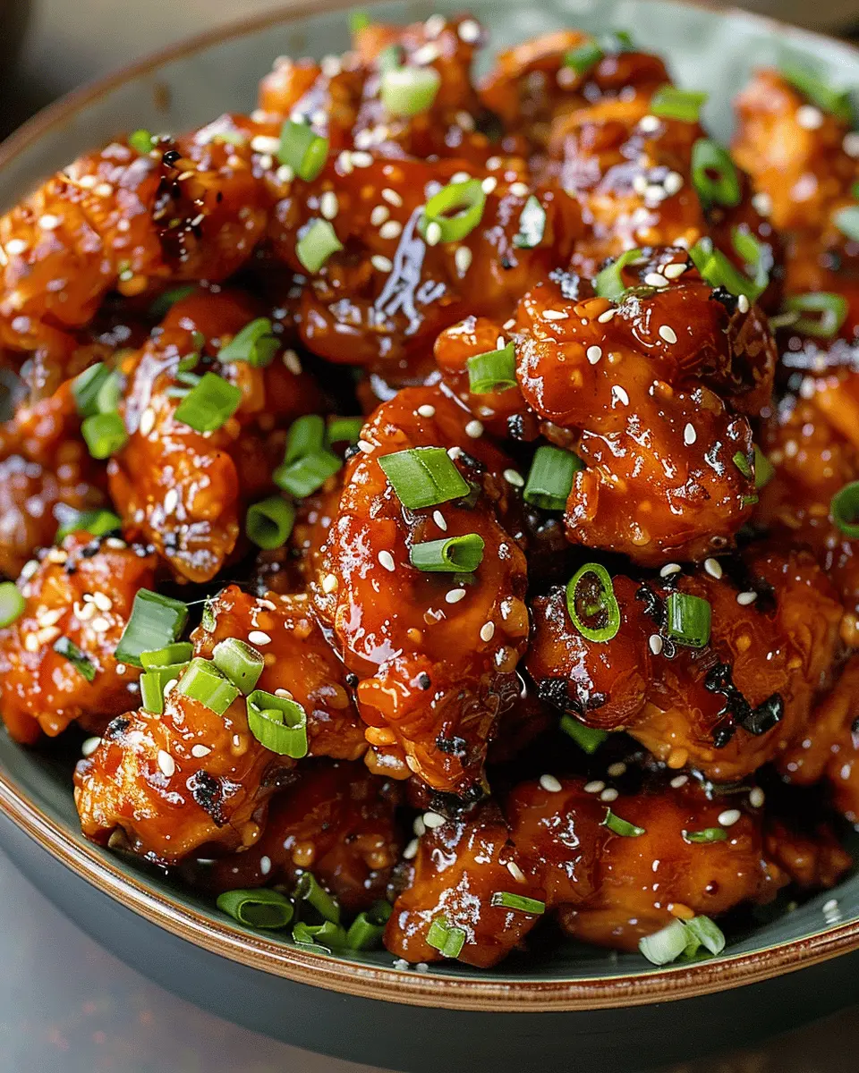 Sticky Korean Chicken: An Easy Recipe for Flavorful Homemade Delight