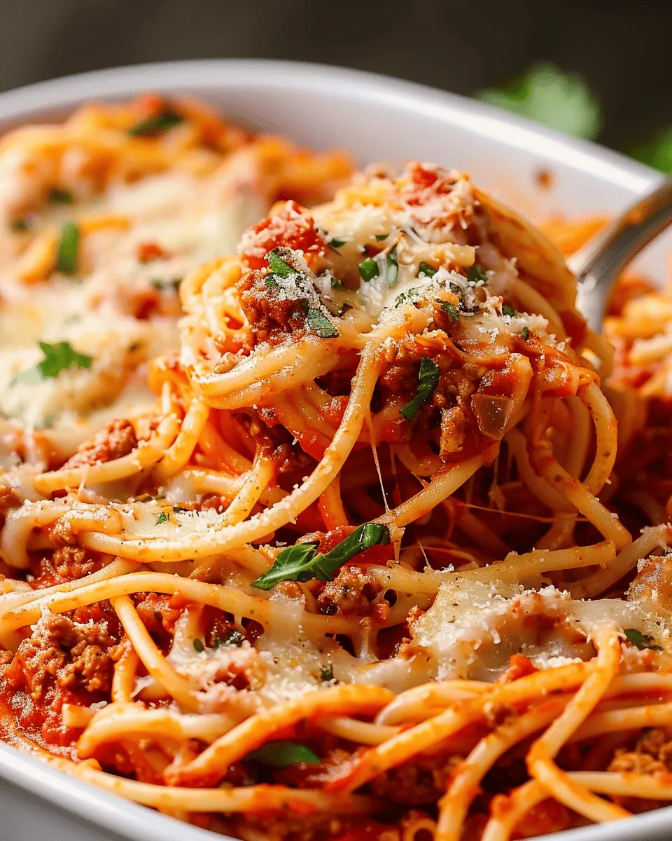 Million Dollar Spaghetti: Easy Recipe with Turkey Bacon &amp; Chicken Ham