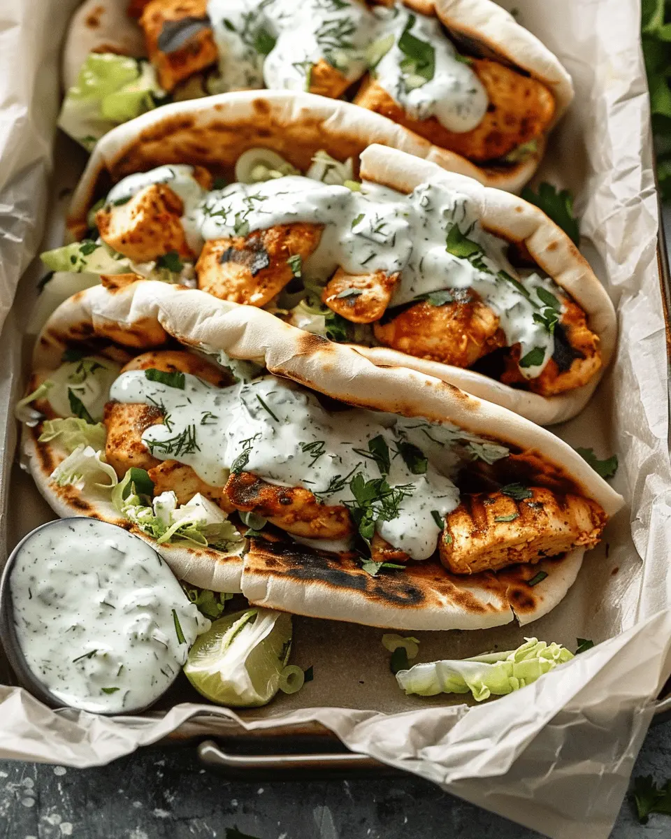 Sheet Pan Chicken Pitas with Herby Ranch: Easy and Delicious Dinner
